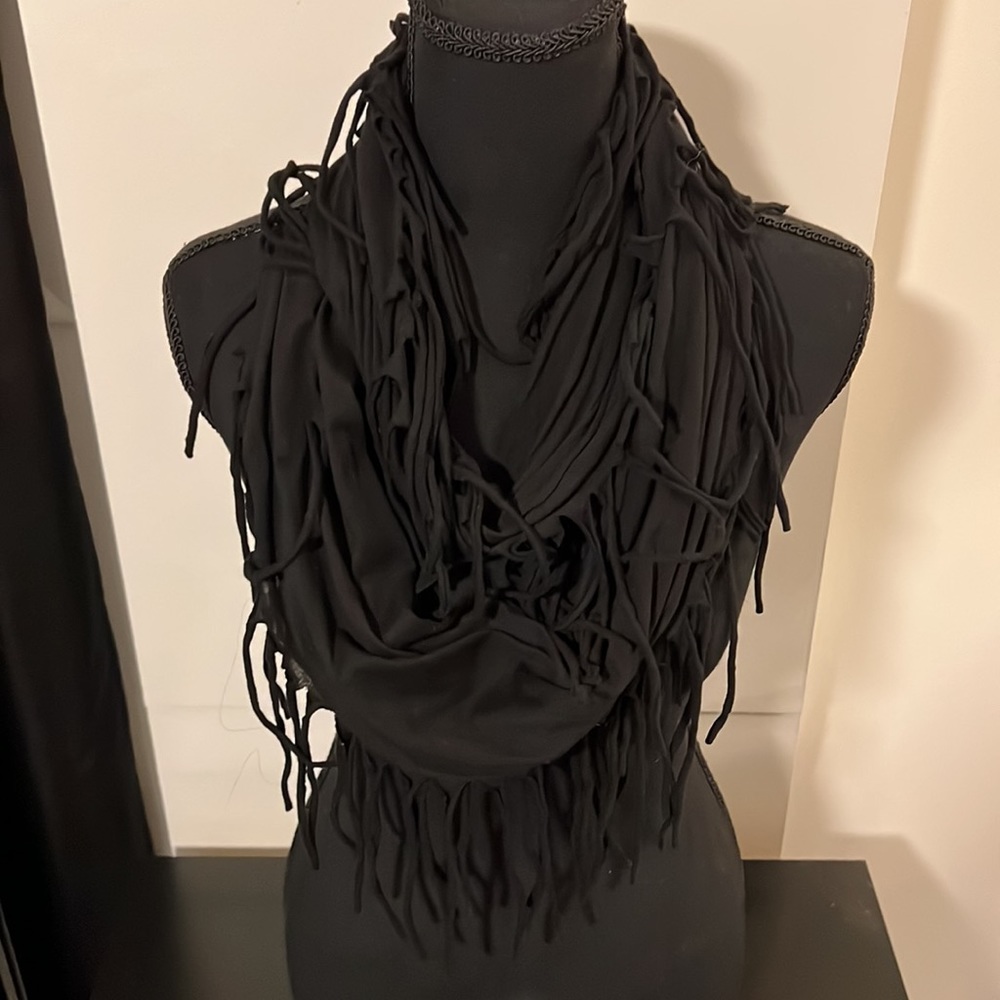Black Infinity Scarf